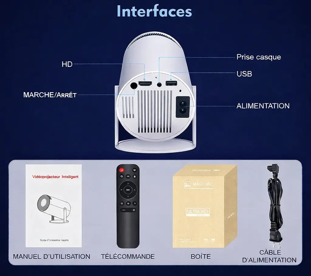 Projecteur 4K Magcubic HY300 Pro