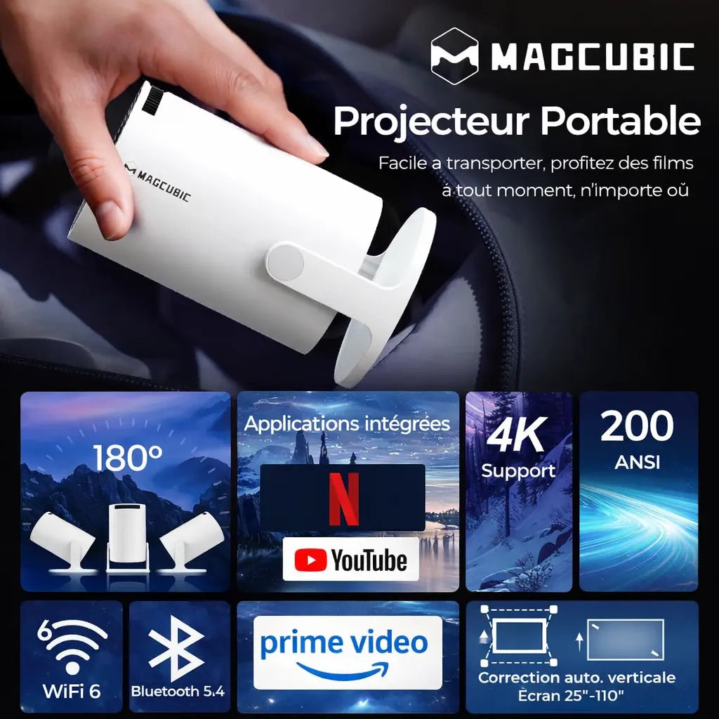 Projecteur 4K Magcubic HY300 Pro